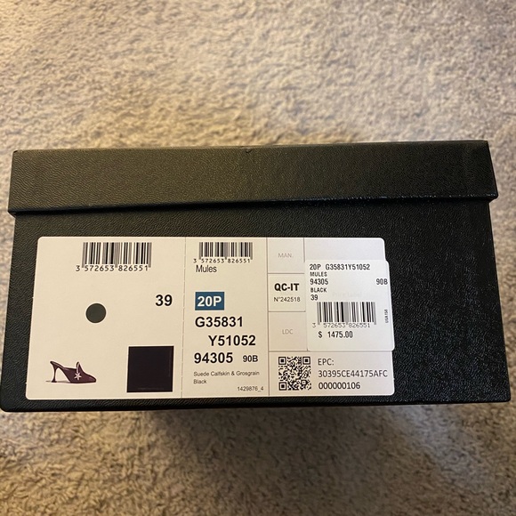 BRAND NEW!!!BRAND NEW!!! CHANEL mule heels. Size 39 fits size 8. - Picture 8 of 8